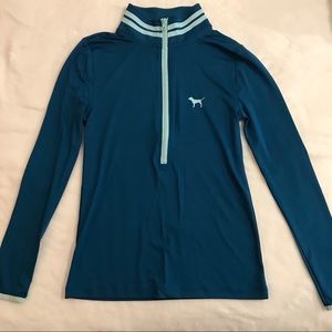 Victoria's secret pink workout 1/4 zip shirt, XS